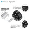CoCud Thumb Screw Knurled Knobs, M5 x 15mm Male Thread,