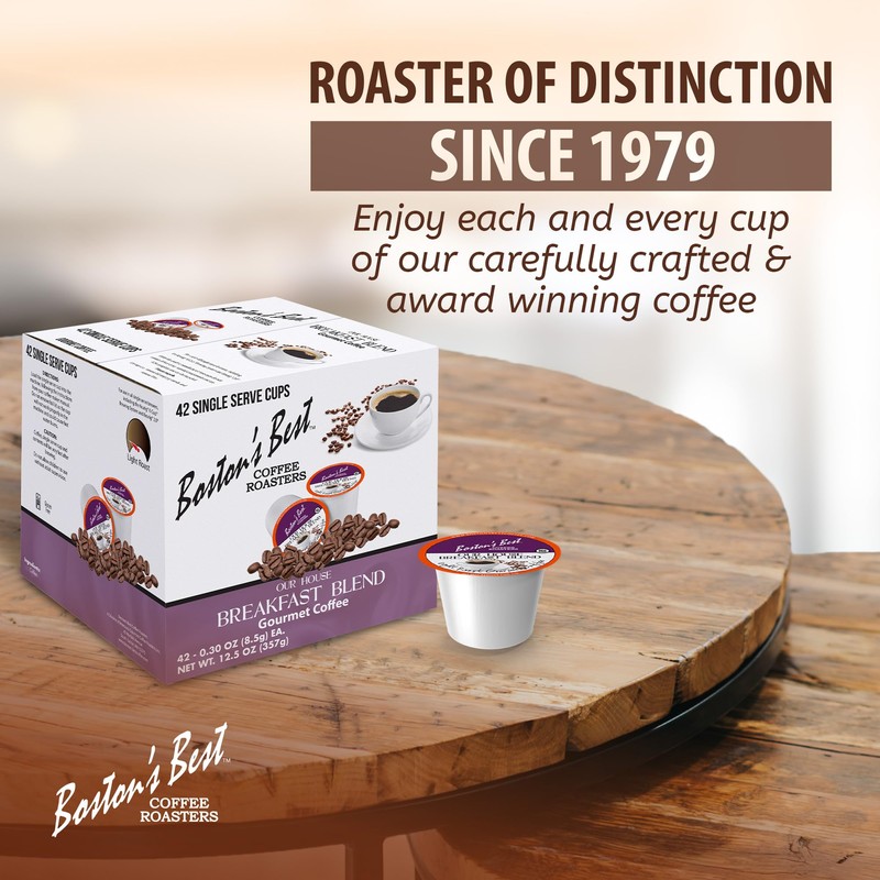 Boston’s Best - Smooth Light-Roast Breakfast Blend, Delicious Gourmet Coffee