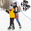 VioraWhite Toddler Ice Skates Adjustable Double Runner Ice Skates with