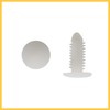 REPAIROCK 30Pcs White Plastic Rivets Splash Guard Fastener Push Type