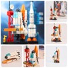 Building Block Space Exploration Shuttle Toy Aerospace Building Kit with