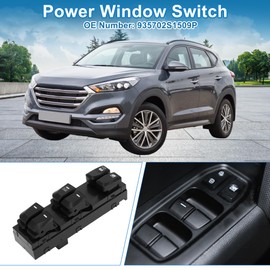 A ABSOPRO Power Window Switch No.935702S1509P Front Left Driver Side Window Control Switch for Hyundai Tucson 2010-2015 Black