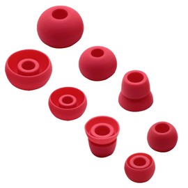 Earbud Replacement Tips Earbud Tips Earbud Covers Silicone Tips Earbud Caps Silicone Earbud Tips Eartips Compatible with Beats by Dr Dre Powerbeats 1 2 3 Wireless Stereo Earphones 4 Pairs(Dark Pink)