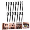 Ipetboom 50Pcs Portable Eyebrow Brush Handheld Brow Grooming Tools for