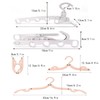 Portable Travel Clothes Hangers, 1Pcs Folding Drying Rack 5Pcs Foldable