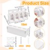 UNICRAFTALE 4-Slot Wooden Money Saving Box Wall Mounted Savings Bank