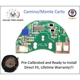 Cajun Tach Shop Tachometer Circuit Board - 78-88 El Camino, Monte Carlo, Malibu, Caballero