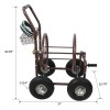 Unbranded Hose Reel Cart 250ft. Heavy Duty Garden Water Yard