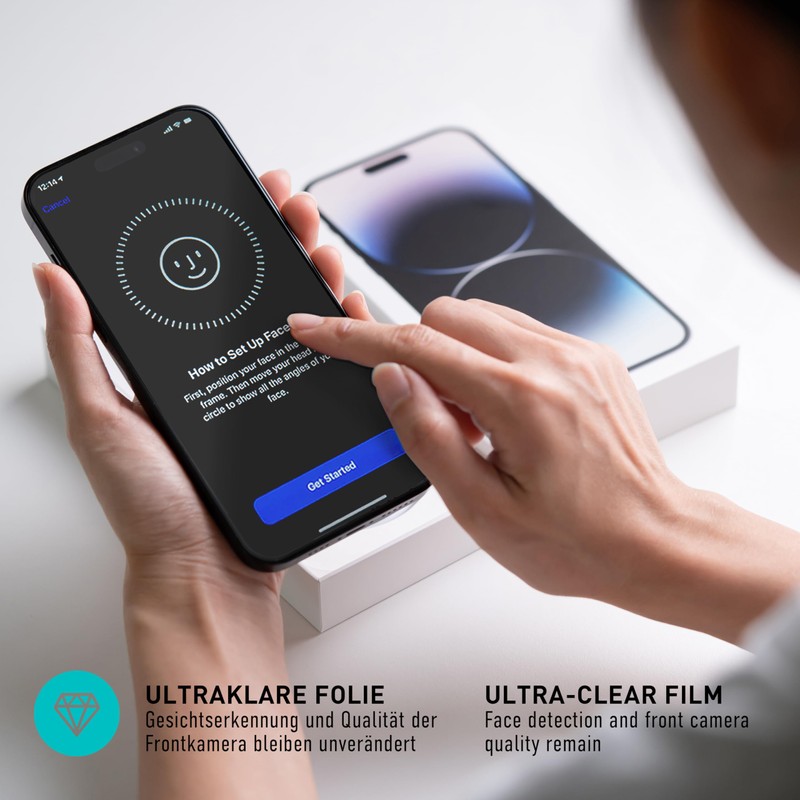SmarTect TPU Screen Protector [2 + 2 Pieces] Compatible with