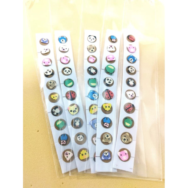 VERTIARISTA Balines Auriculoterapia Parches Color Piel Decorados 200 Pz