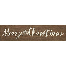 Primitives by Kathy Slat Wood Box Sign, 20 x 5-Inches, Merry Christmas