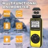 Digital Anemometer Handheld Wind Force Meter Cup Style Compass Compact