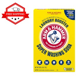 Arm & Hammer LAUNDRY BOOSTER SUPER WASHING SODA Pure Natural Household Detergent Cleaner