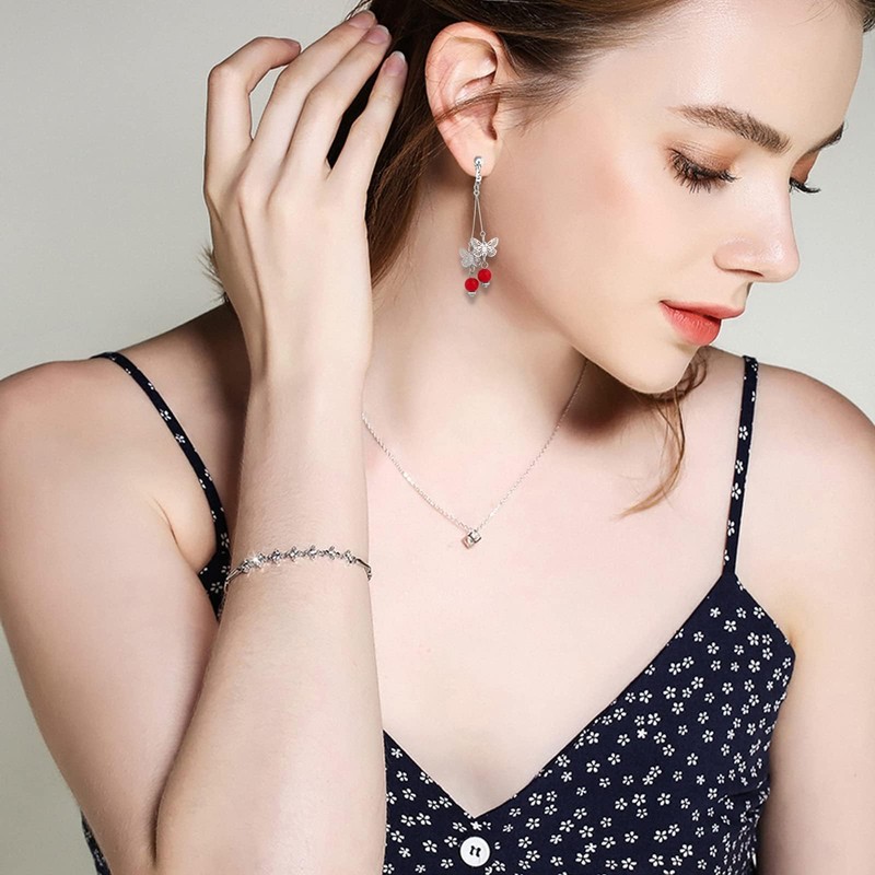 NEWITIN 16 Pairs Clip On Earrings for Women Dangle Drop