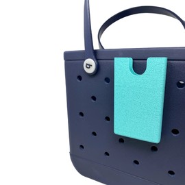 BAGLETS - Accesorio de soporte para teléfono compatible con bolsas Bogg, mantén tu teléfono a mano con tu bolsa de mano, fabricado en los Estados Unidos (verde azulado)
