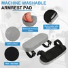 sourcing map 2Pcs Office Chair Arm Pads, Memory Foam Armrest