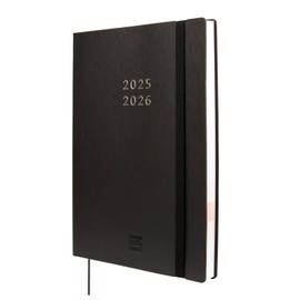 Finocam – Mara 18-Month Planner 2025-2026 Vertical Week View July 2025 – December 2026 (18 Months) International Black