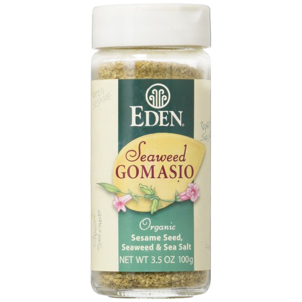 Eden Seaweed Gomasio, Sesame Seeds, Seaweed & Sea Salt, Organic, 3.5 Ounce
