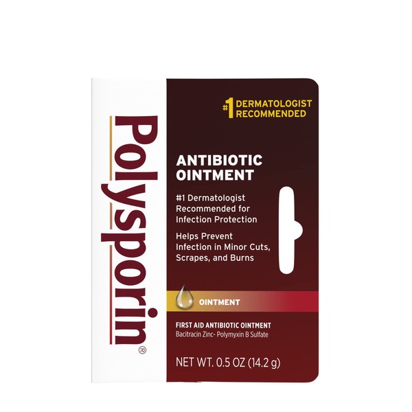 Polysporin First Aid Antibiotic Ointment 0.50 oz (6 Pack)