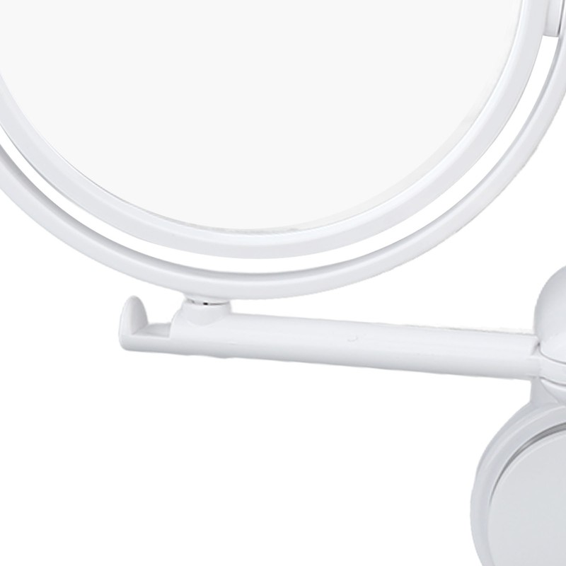 Wall Mount Makeup Mirror 360 Degree Rotation Clear Undistorted Single