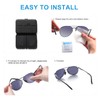OuShiun Stick-on Bifocal Lenses Readers Stick Magnifying Adhesive Reading Lenses