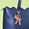 OKAICEN Fashion Alphabet Initial Letter Keychain Tassel Butterfly Pendant Key