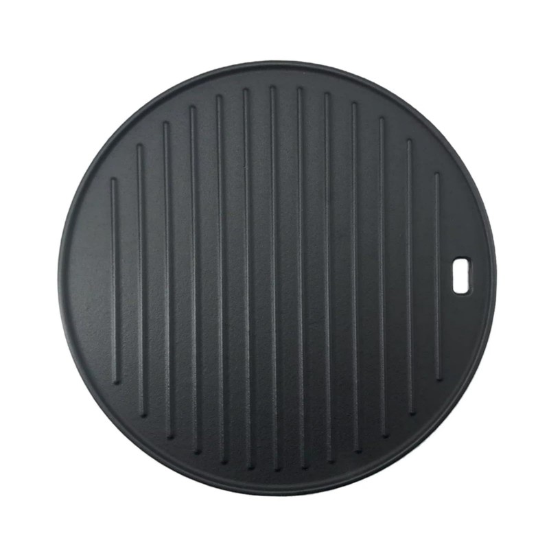 Round Pizza Steel 12" - 3D Cast Creates Gorgeous Crusts,