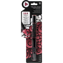 Spectrum Noir Blend Triblend Blendable Alcohol Marker 3 Colours in 1 Pen-Dark Red