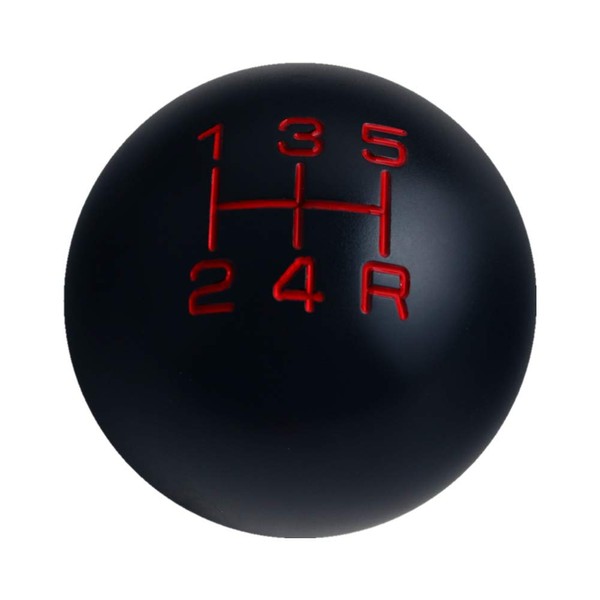 DEWHEL Sphere Shift Knob 5 Speed Velocity Short Throw Shifter 200 Gram Weighted Aluminum M12x1.25 M10x1.5 M10x1.25 M8x1.25 Black