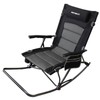 WKFAMOUT Oversized Folding Low Rocking Camping Chair with Footrest Removable