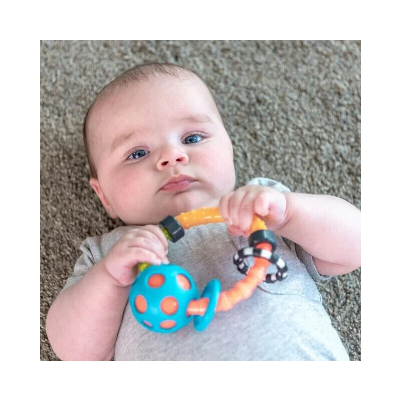 Sassy Baby’s Teether & Rattle Sensory Set - 9 Pcs