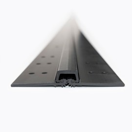 Anodize Aluminum Continuous Hinge - Heavy Duty - Full Mortise - Great for Door Improvement - Piano Hinge - Residential/Commercial. (Black, 83 inch)