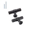 goldenwarm 10 Pack Black Drawer Knobs Black Knobs - LST18BK