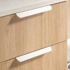 10Pcs Concealed Cupboard Handles, Drawer Pull, White Concealed Handles, Mount