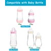 Straw Cup Nipples for Mam Baby Bottles, Soft 100% Silicone