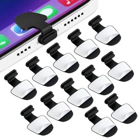 12-Pack USB Type-C Silicone Dust Plugs – Anti-Loss Port Covers with Detachable Adhesive for Smartphones, Tablets & USB-C Devices
