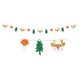Christmas Garland Winter Forest Decoration Garland Decoration Party Chain Decoration Christmas Decoration Motif Snowflakes Christmas Tree Winter Forest
