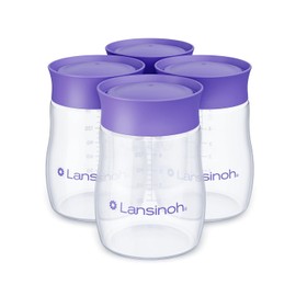 Lansinoh Botellas de extracción de leche materna, 4 unidades