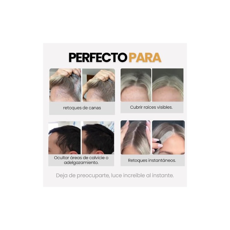 Henrys Polvo para Retocar Raíces Rubio Claro 10g, Define Línea