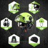 GREEN DEVIL Hard Hat Safety Helmet with Visor and Ear