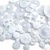 BRIIKPP Gears Set of 72 Plastic Gears for DIY Car