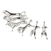 Edzard poggia posate da 6 pezzi, lunghezza 8 cm, argento