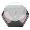 360 Rotating Solar Power Showcase LED Light Turntable Watch Jewelry