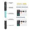 Bicycle Pump - Compact and Lightweight Mini Bicycle Pump with
