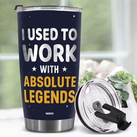 WHIDOBE Gift For Leaving Coworker - I Used To Work With Absolute Legend - Coworker Retirement - Leaving Gifts for Men, Boss, Colleague - Going Away, Farewell, Leaving Job, Goodbye Workplace Gifts
