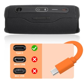 Alitutumao USB-C Charger Compatible with Beats Solo 4, Powerbeats Pro 2, Studio Pro, Studio Buds Plus, Fit Pro, Flex, Pill 2024, Fit x Kim – Fast Type-C Charger Cord for Earbuds & Speakers – Orange