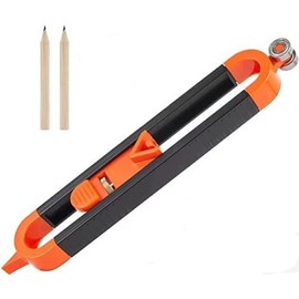Precise Contour Scribe Tool Woodworking - With Lock For Pencil,Upgrade Measuring Tools, Ultimate Scribing Tool Suitable For Woodworking Finish Carpenter Professional Joiner