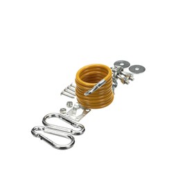 T&S Brass AG-RC Ag-Rc, Gas Appliance Connector, 5' Cable With Hardware