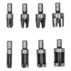 8Pcs Wood Plug Drill Bit Cutter Carbon Steel Industrial Barrel