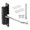 sourcing map Automatic Spring Door Closer Adjustable 40 lbs Self-Closing